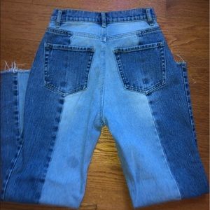 💙two tone mom jeanz💙